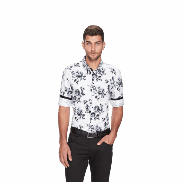 فيوز آلات الرجل الأبيض القميص
